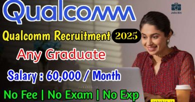 Qualcomm Recruitment 2025 | Freshers