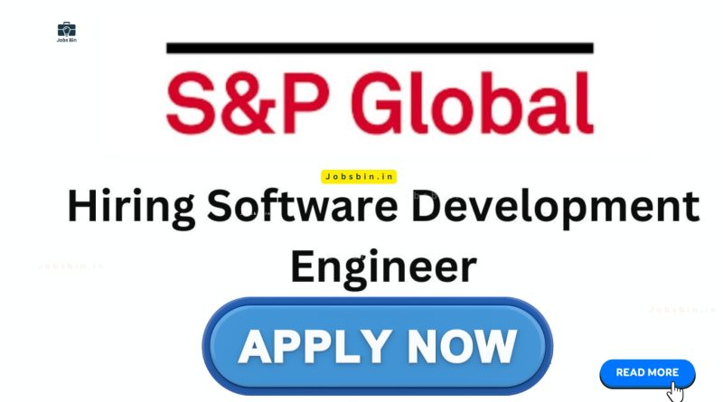 S&P Global Hyderabad Senior Software Developer 2025 | Apply Now