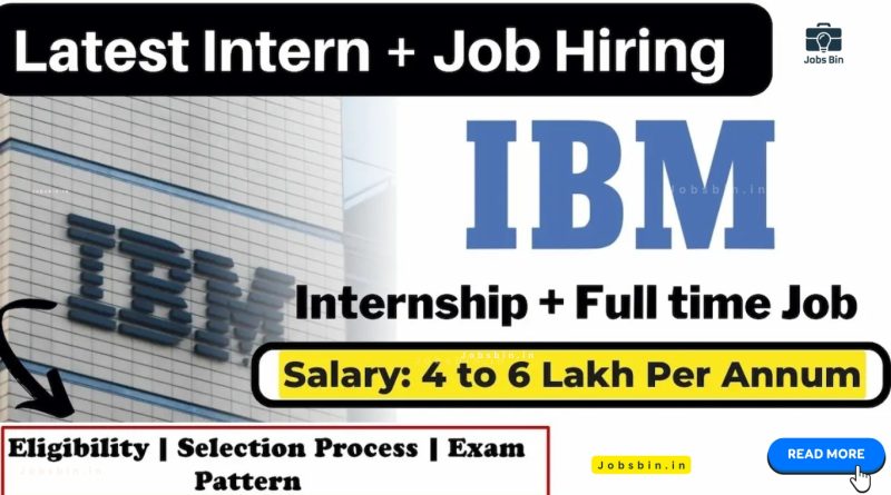 IBM Recruitment 2025